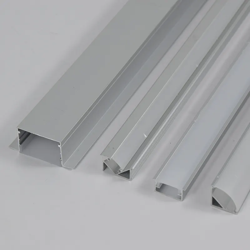 Led Aluminium Profile Light Aluminum Alloy 6063 Dong's Dongri Brand Grey 2