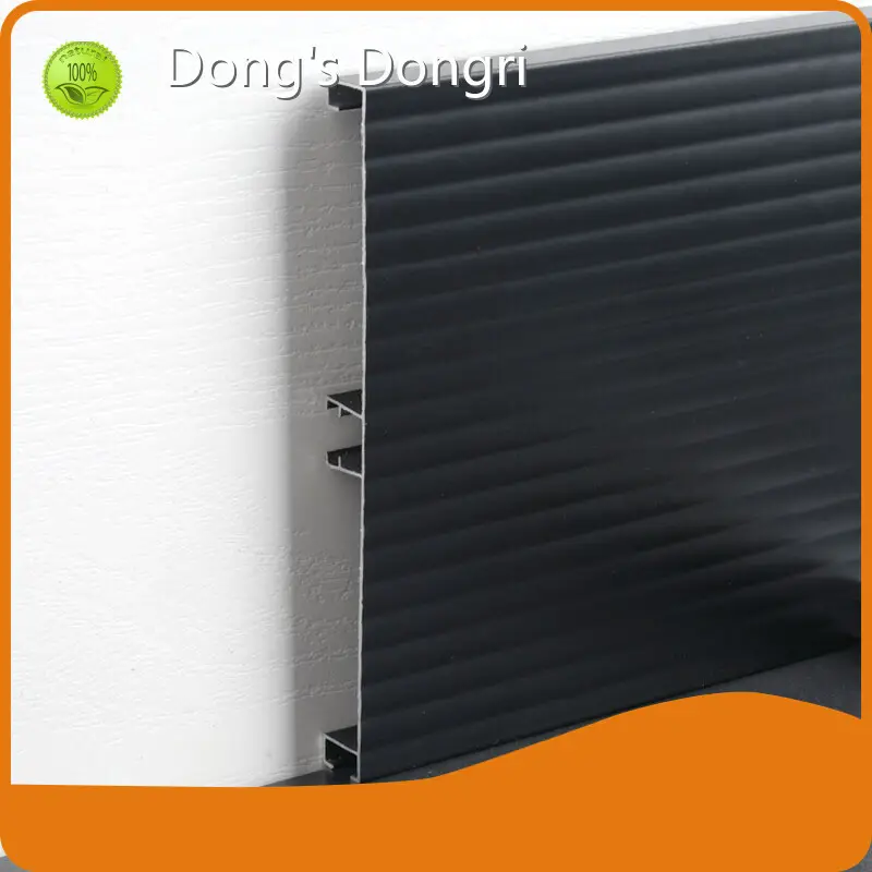 Aluminium Floor Skirting Silver Striped Dong's Dongri Company 1