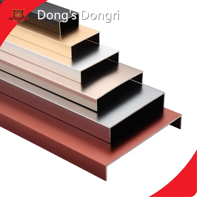 Dong's Dongri Wholesale Tile Edging Trim Black / Matte Iron Gray /Matte Rose Gold / Champagne / Customized 1