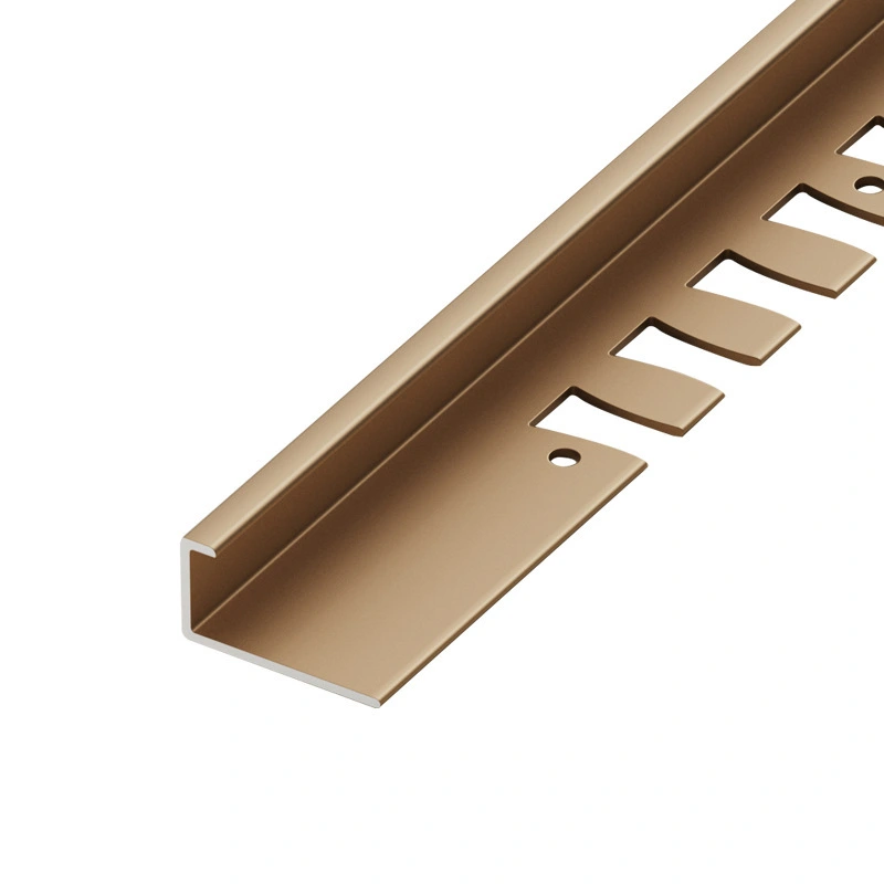 Azulejo de cuentas con borde redondeado en forma de arco con borde dorado de cerámica de aluminio 1