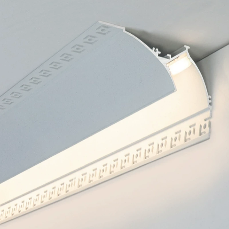 Corner Led Channel Aluminum Housing for Linear Wall Washer Fixture on Ceiling 1