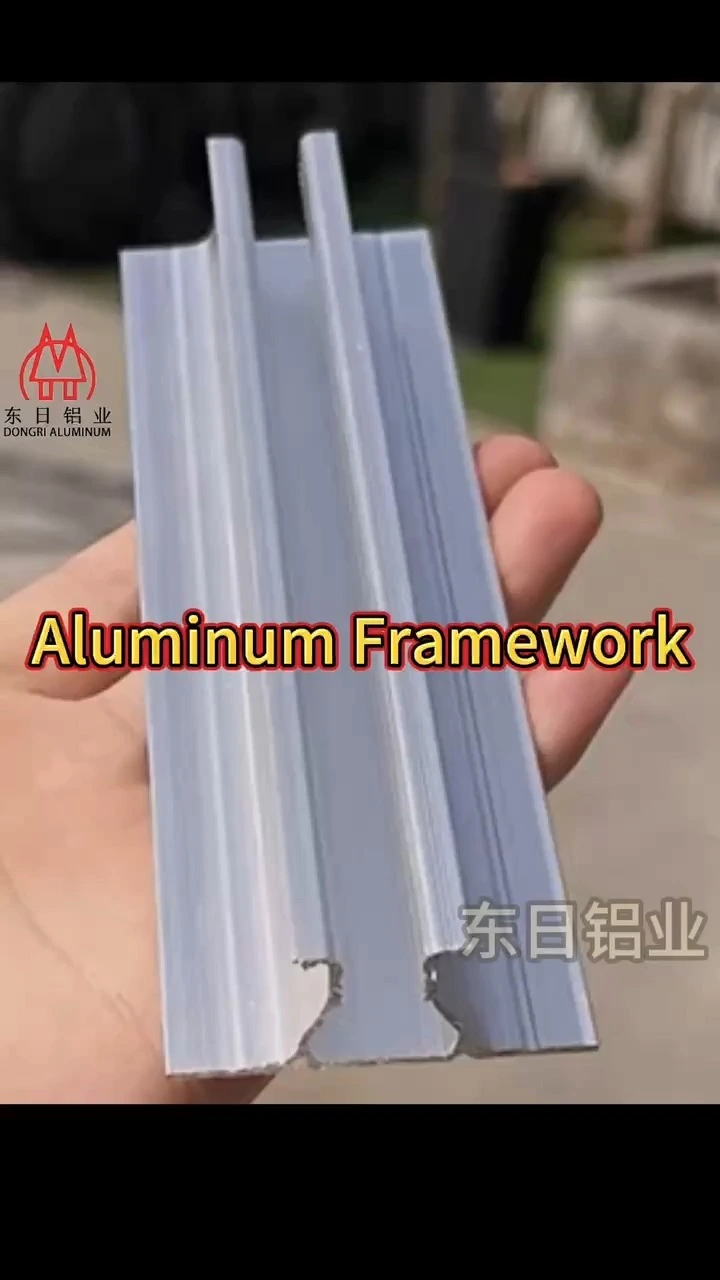 Marco de aluminio para colgar en seco, accesorios del sistema de paneles de pared, molduras decorativas para paneles de pared de metal 1