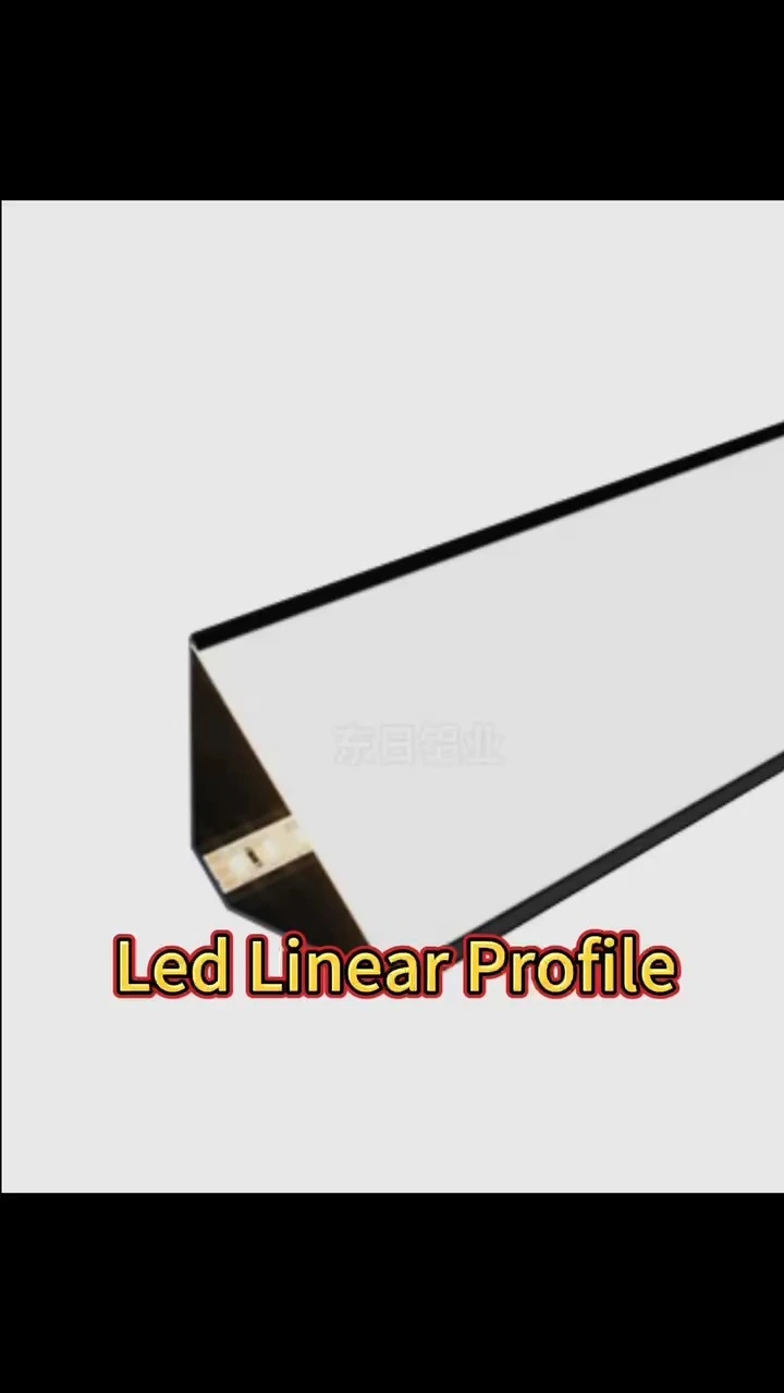 8*8mm Triangular LED Corner Profile Aluminum Channel for Walls and Ceiling 1