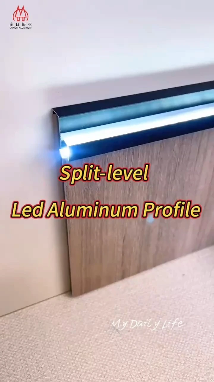Factory Custom Aluminum Staggered Light Strip Led Aluminum Profile 1