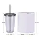 Clear Plastic Tumbler Cups - for Drink Beverages - KONVINI 4