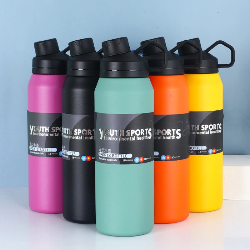 Garrafa de água esportiva isolada em aço inoxidável Konvini 1000ML ZY-28 1