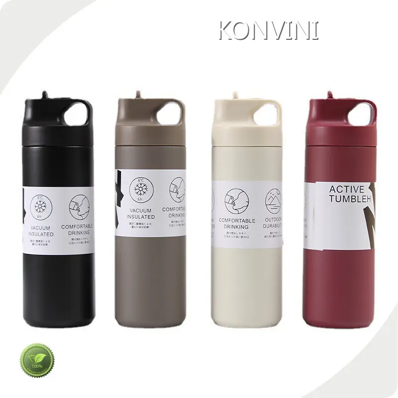 Bouteilles d'eau isolées sur mesure, approvisionnement direct d'usine pour l'eau potable KONVINI 1
