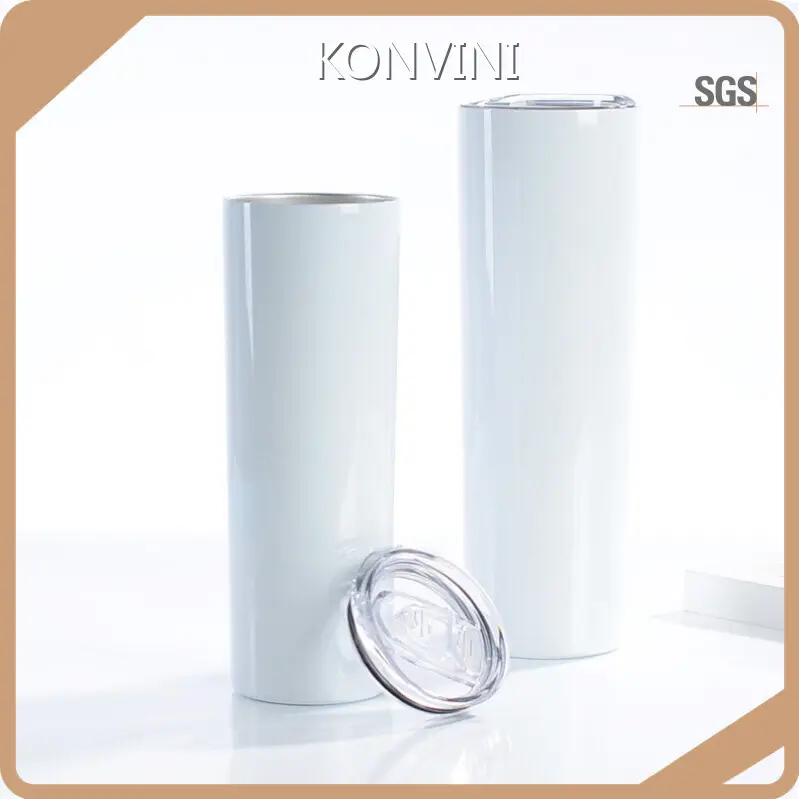 Copos de aço inoxidável em branco KONVINI Copos de aço inoxidável em branco com serviços personalizados 1