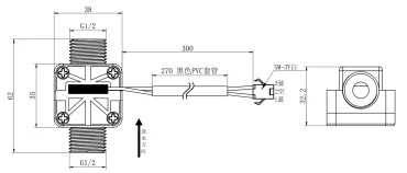Sanqiaohui Best Horizontal Level Switch Water Flow Sensor Switch for Controlling Flow in Industrial Processes 3