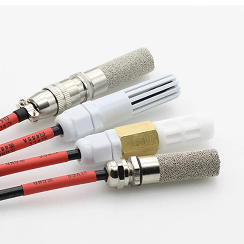 Sqh129 Temperature And Humidity Sensor 22awg 1m Rs485 Wire Length Dc3.3v Modbus Communication Protocol Thermometer 4