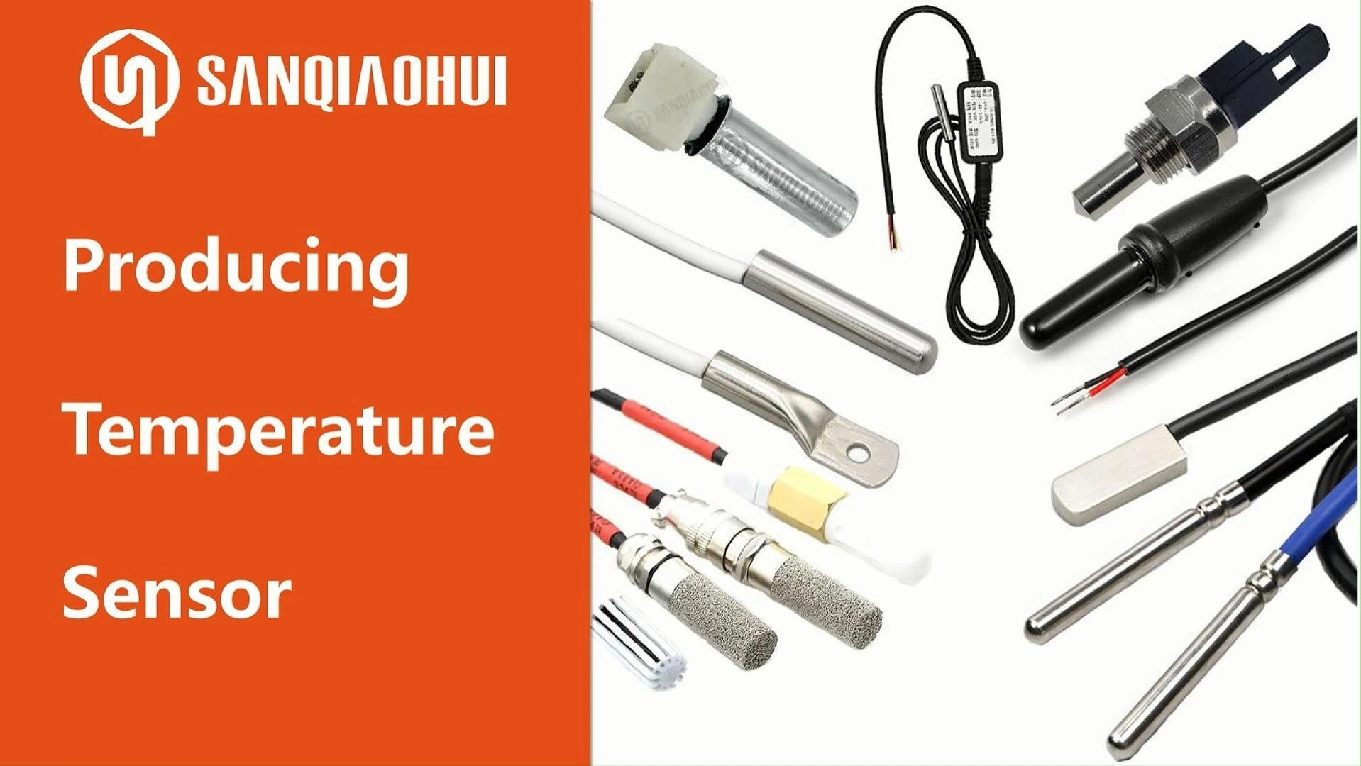 Sqh129 Temperature And Humidity Sensor 22awg 1m Rs485 Wire Length Dc3.3v Modbus Communication Protocol Thermometer 1