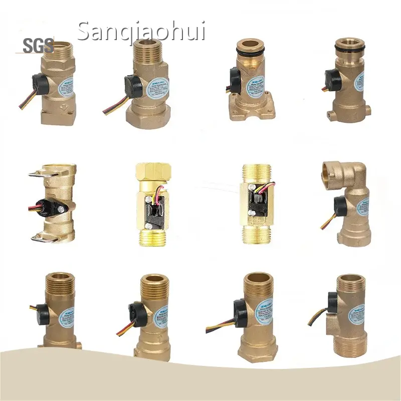 Sanqiaohui Magnetic Flow Sensor - SQH102 Water Flow Sensor Temperature Probe Sensor 1