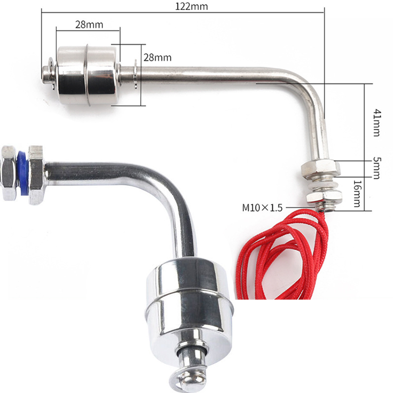 Sanqiaohui Side Mount Float Switch for Controlling Pumps and Valves - M10 7