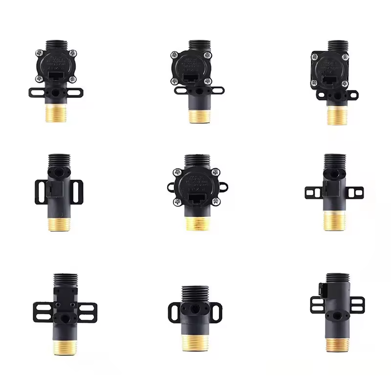 SANQIAOHUI Plastic Water Flow Sensor G1/2 with temperature sensor 50k 5