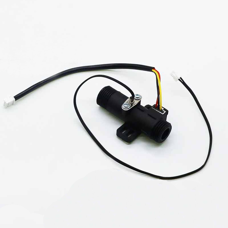 SANQIAOHUI Plastic Water Flow Sensor G1/2 with temperature sensor 50k 8