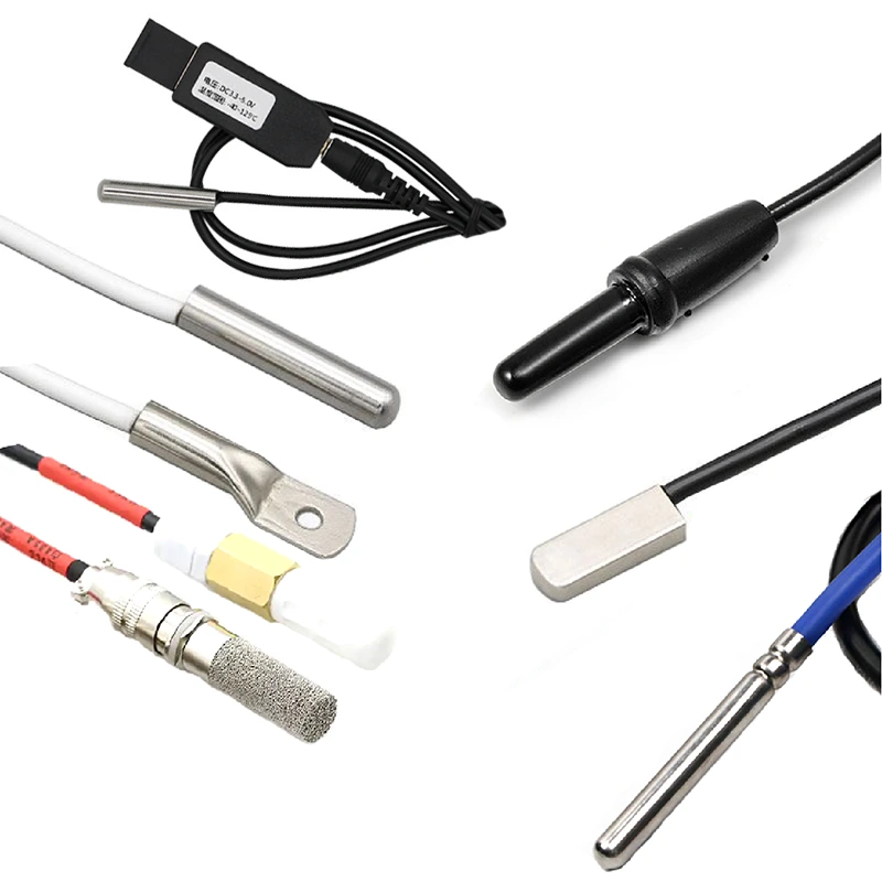 Sqh114 Ds18b20 Temperature Sensor Rs485 Modbus Stainless Steel Digital Temperature Probe Sensor 1