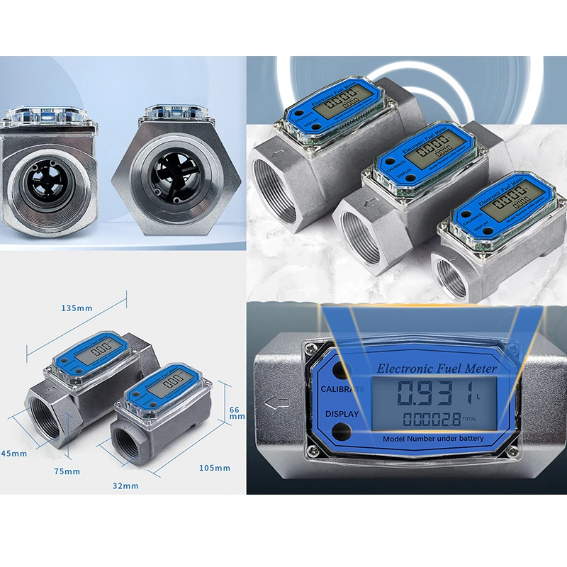 SANQIAOHUI water flow sensor for water oil flow meter 1