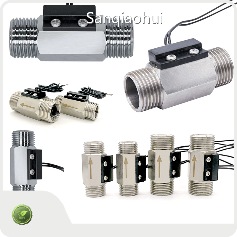 OEM Switch Air Flow Sanqiaohui SQH104 Stainless Steel G1 G3/4 G1/2 External Thread Water Flow Switch 1