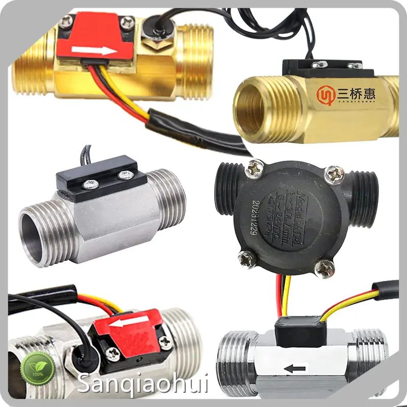 Custom Smart Water Flow Meter Pulse Output Switch NO NC Sanqiaohui 1