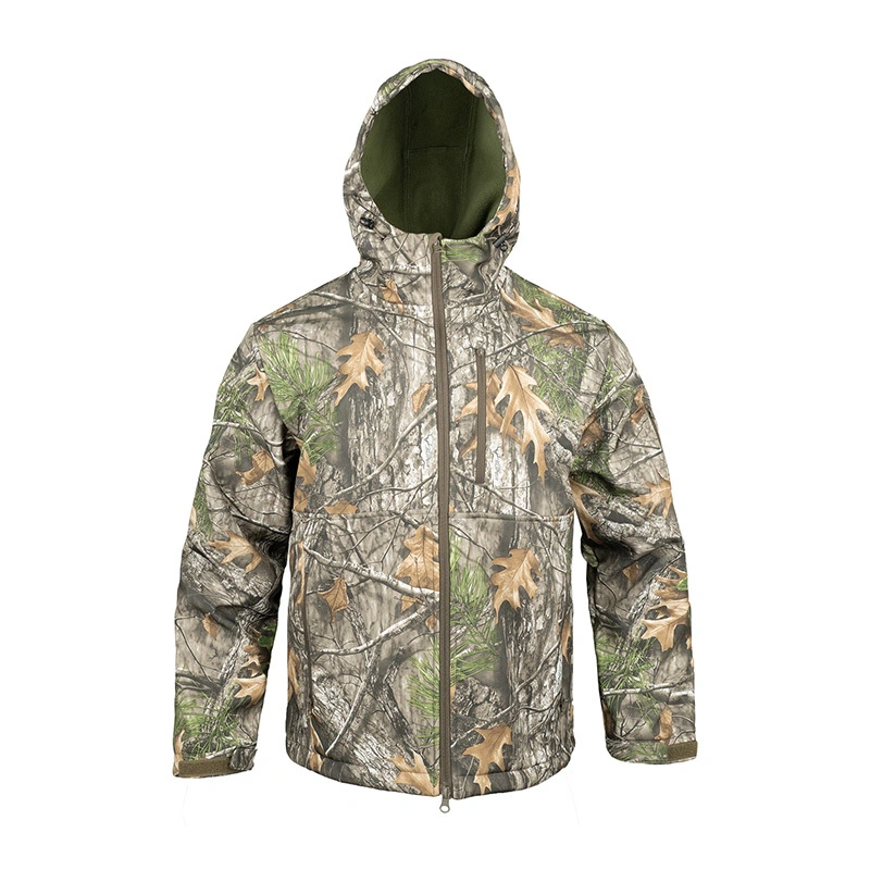 LOOGU Chaqueta de caza con capucha Softshell aislante Super Tree 1
