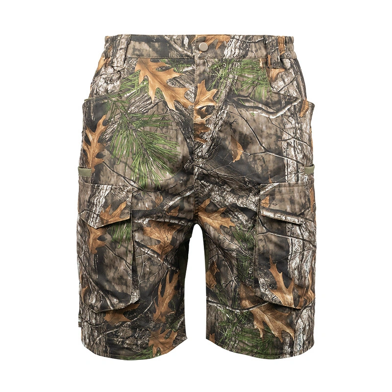 LOOGU Jagdshorts mit neun Taschen, Super Tree Camo 1