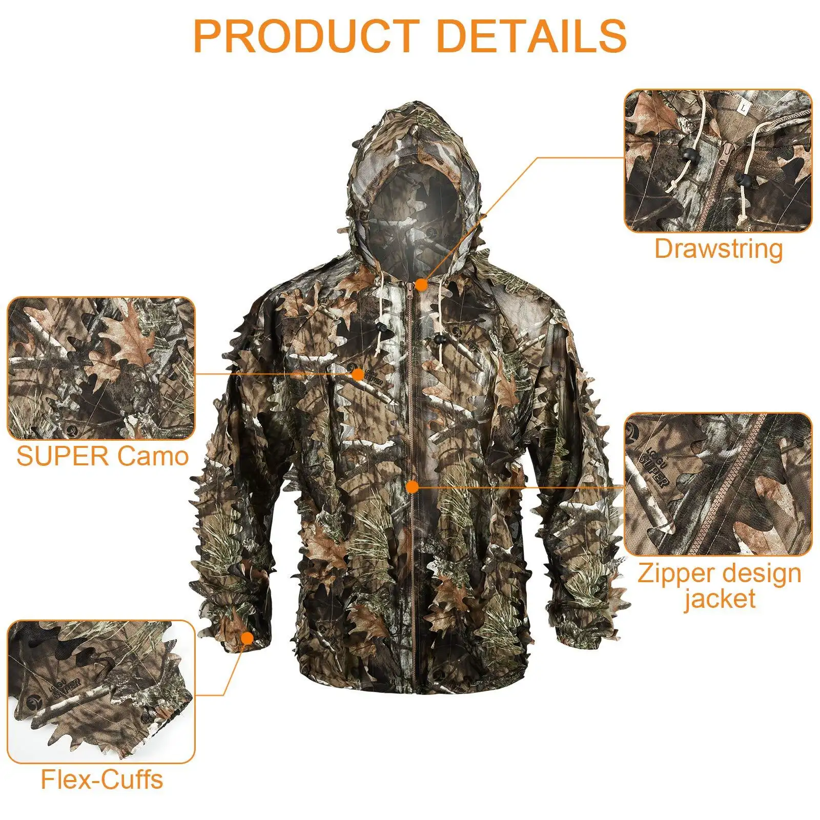 Ghillie Suit Loogu Brand LGGS2LST2 One-size 3