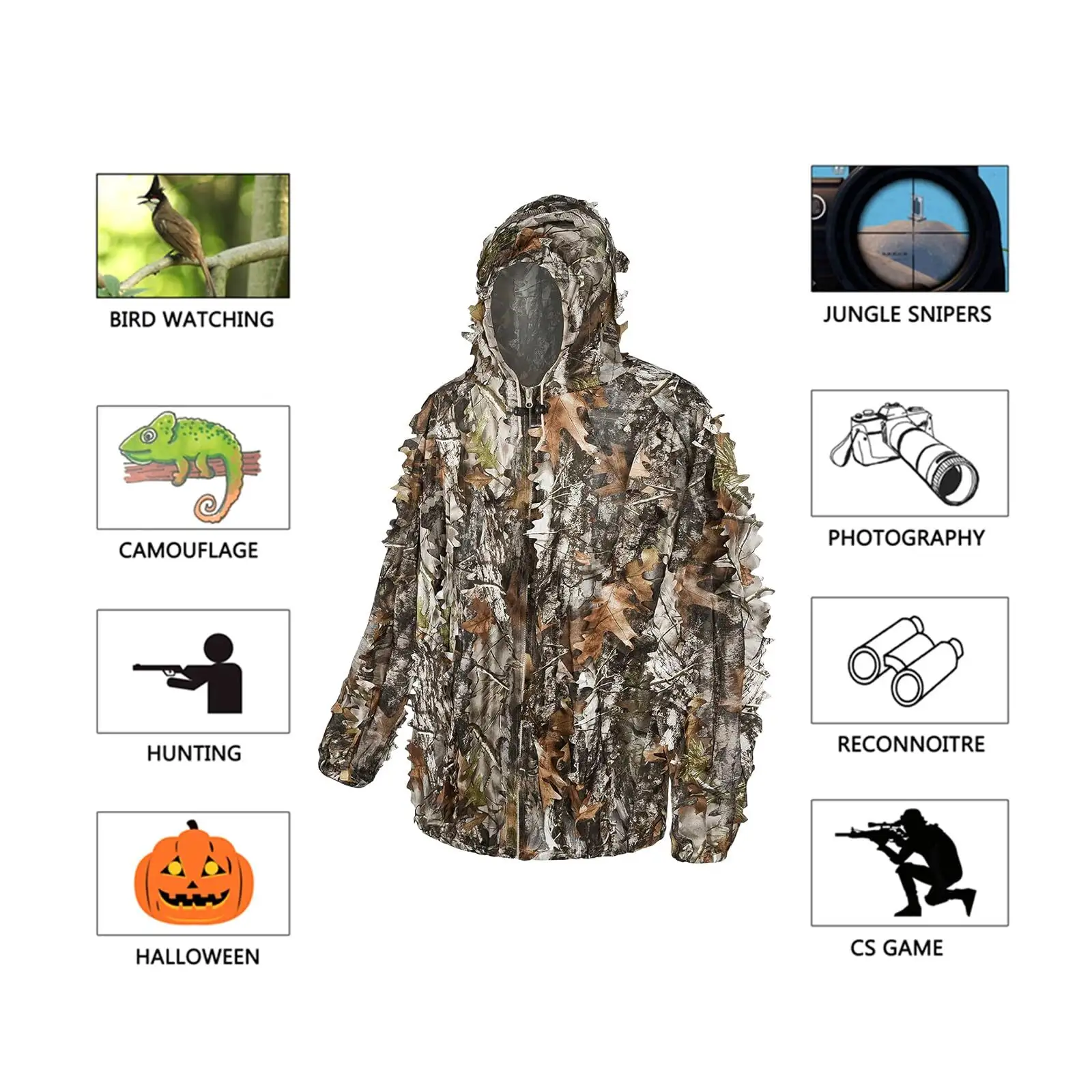 Ghillie Suit Loogu Brand LGGS2LST2 One-size 6