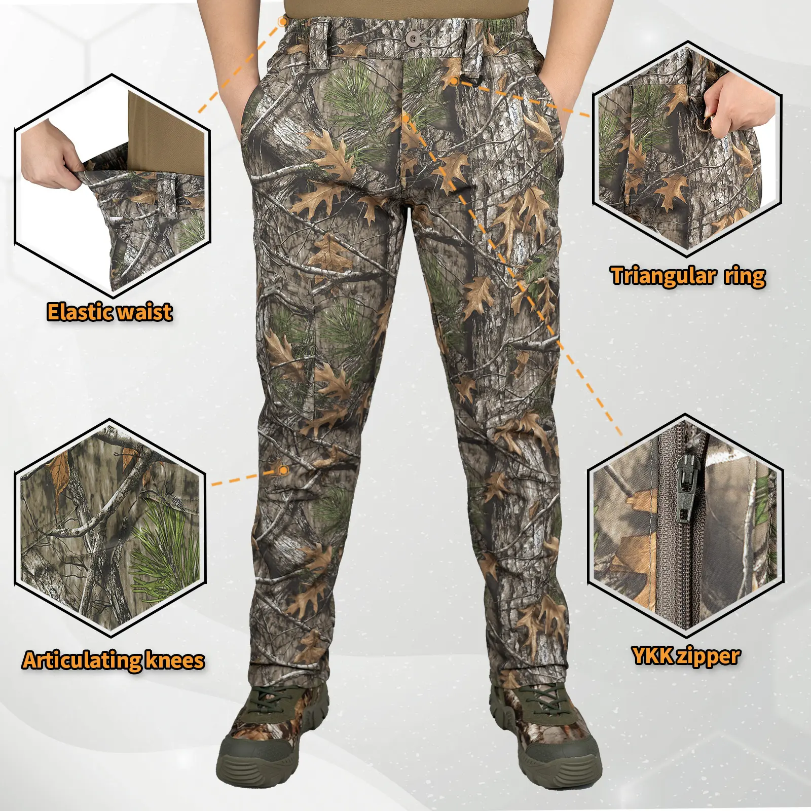 Insulated Camo Hunting Pants Loogu Brand Super Tree HPASLST2 8