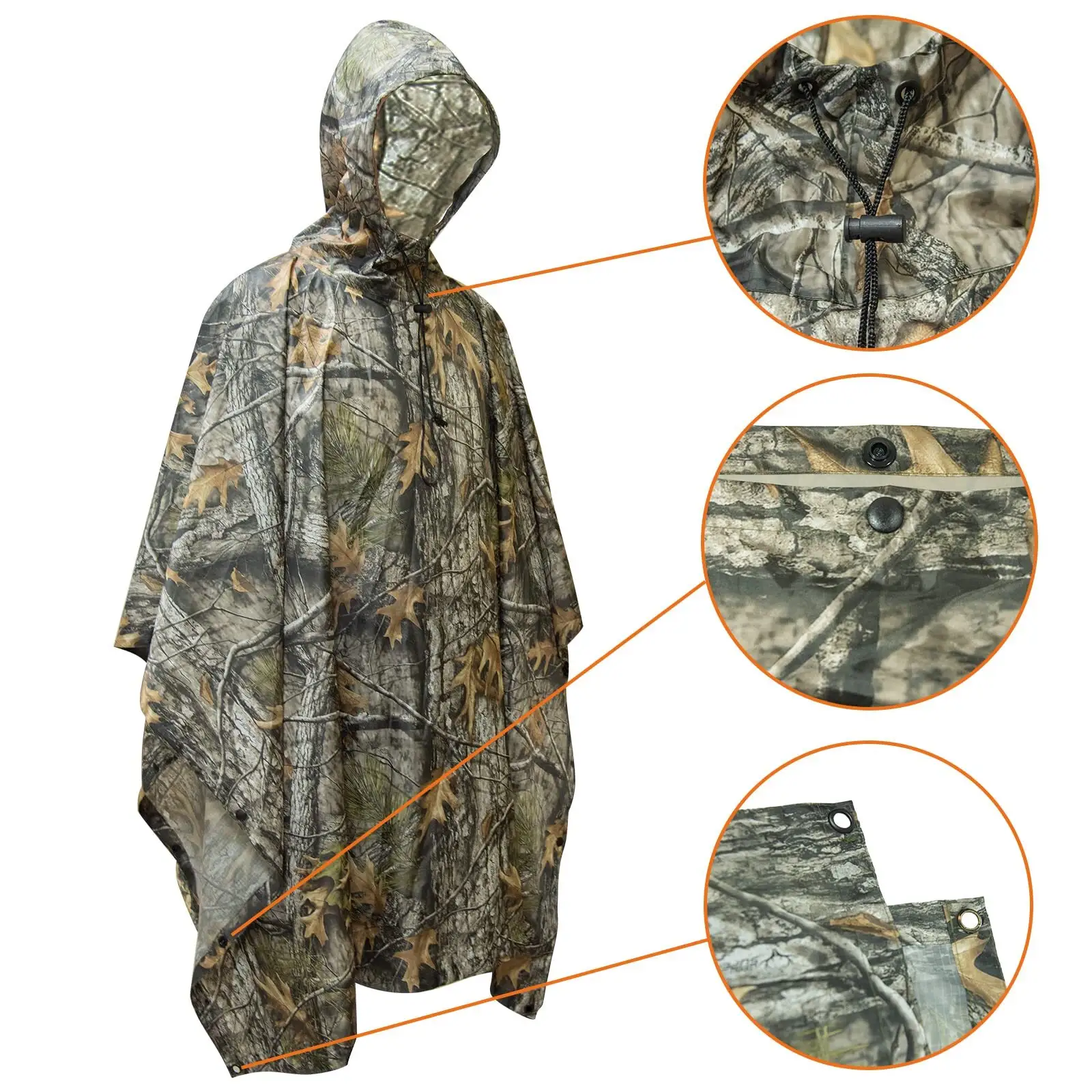 Hot Camouflage Clothing Manufacturers 100% Polyester +PU Loogu Brand 3