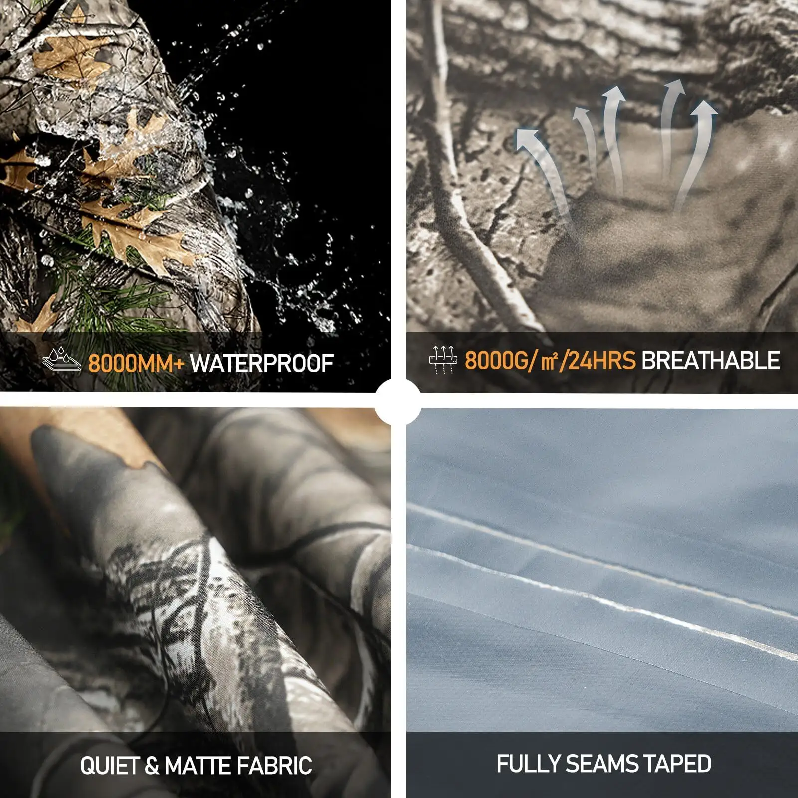 Mens Camo Waterproof Trousers RPPU1LST2 Wholesale - Loogu 5