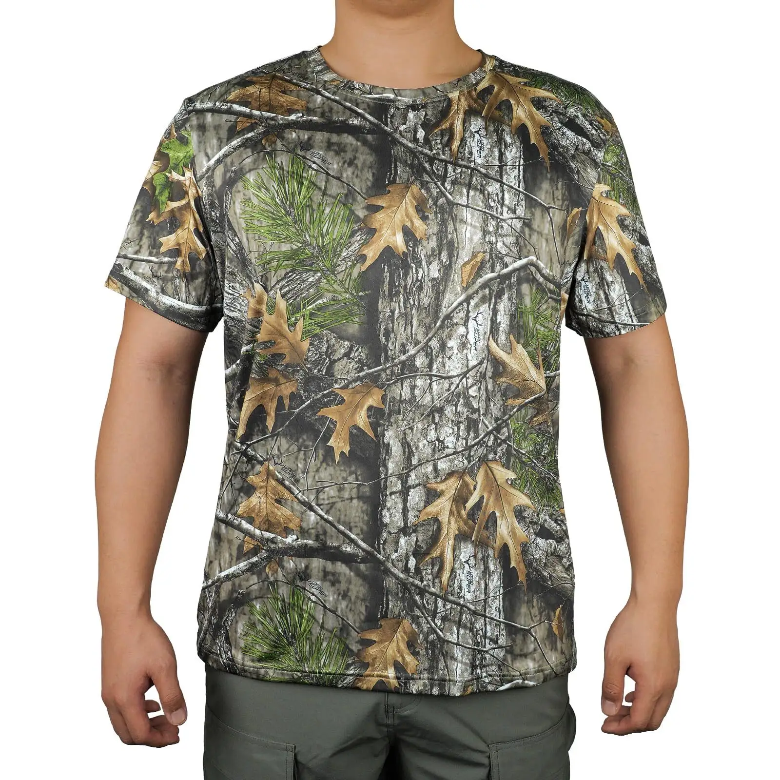Camo Hunting Shirt Bulk Buy 94% Polyester+ 6% Spandex Loogu 2