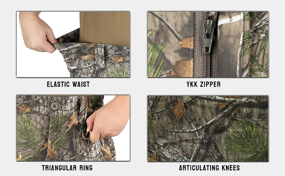 Insulated Camo Hunting Pants Loogu Brand Super Tree HPASLST2 9