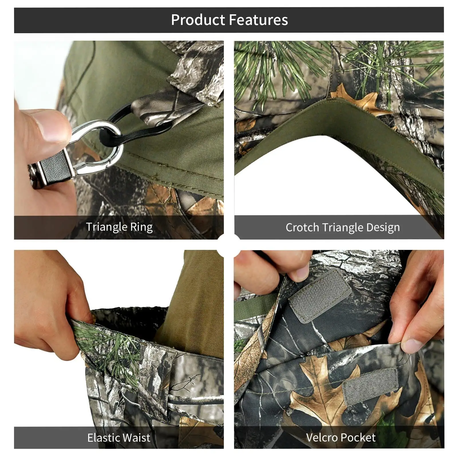 Best Hunting Pants Loogu Manufacture 100% POLYESTER FIBRE 4