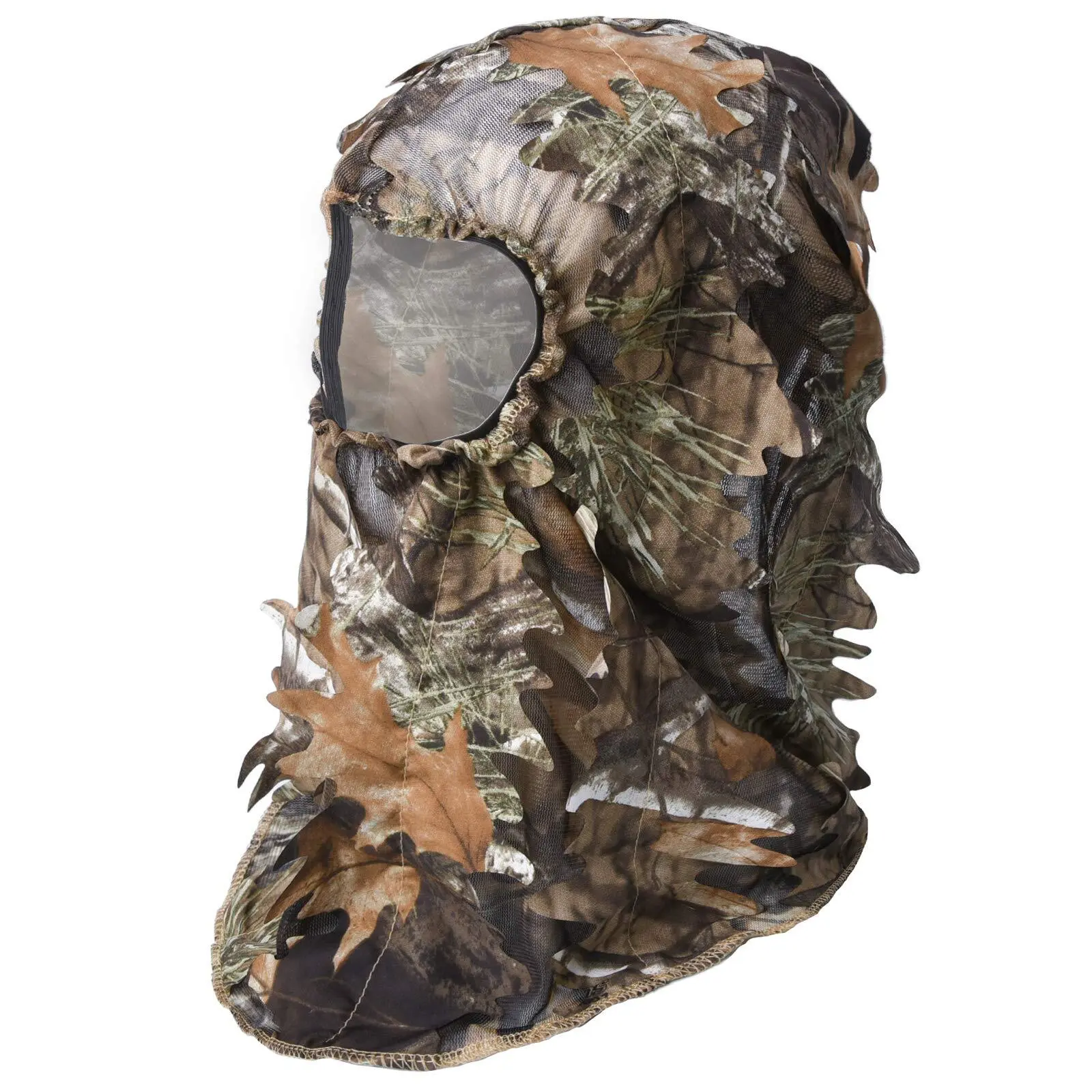 LOOGU Hunting Headgear With Leaves Super Tree Camo 1