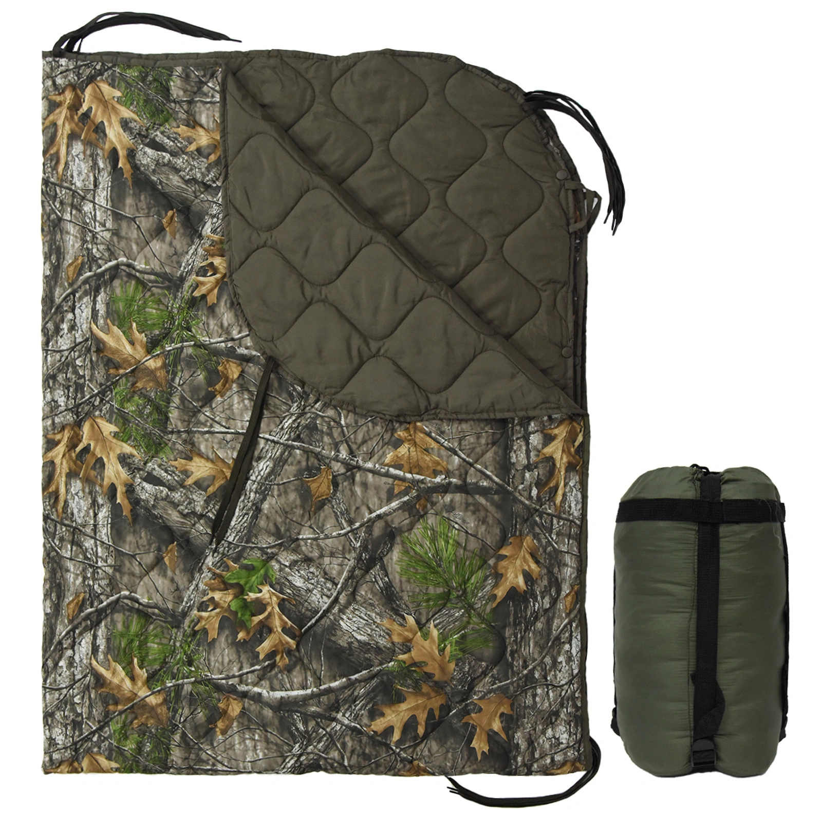 LOOGU Hunting Blanket - SUPER TREE Button drawstring 1