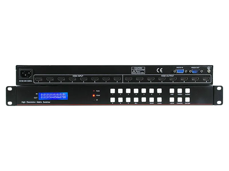 Custom Made Audio Video Matrix Switcher Price List 2