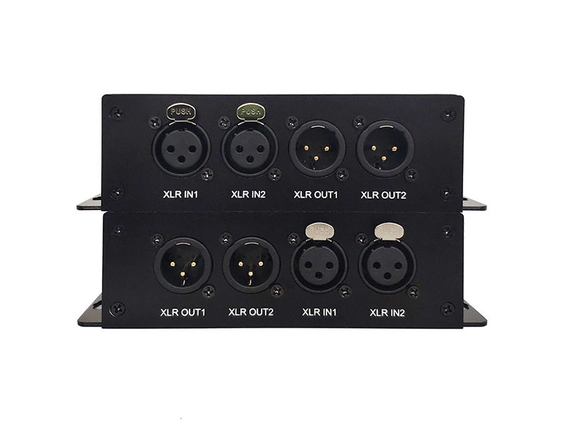 XLR Balanced audio encoder and decoder support Dante 1