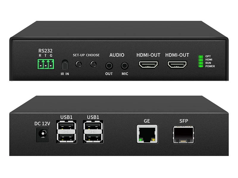 ETV-1620-KVM-4K30 ultra-clear video fiber extender 1