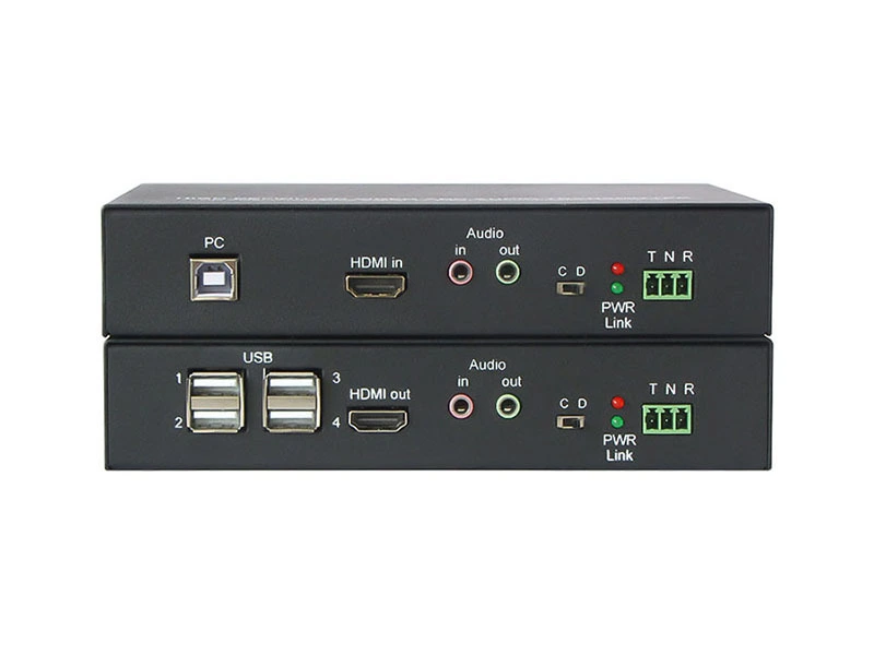 4KHDMI-KVM Optical fiber Extender 1