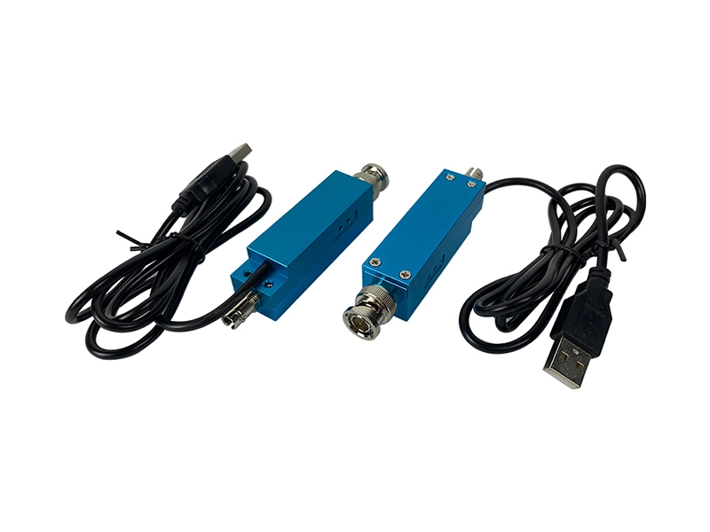 Mini 12g sdi to fiber converter 4K@60 12G-SDI to fiber optic transmitter receiver st fiber connector 1