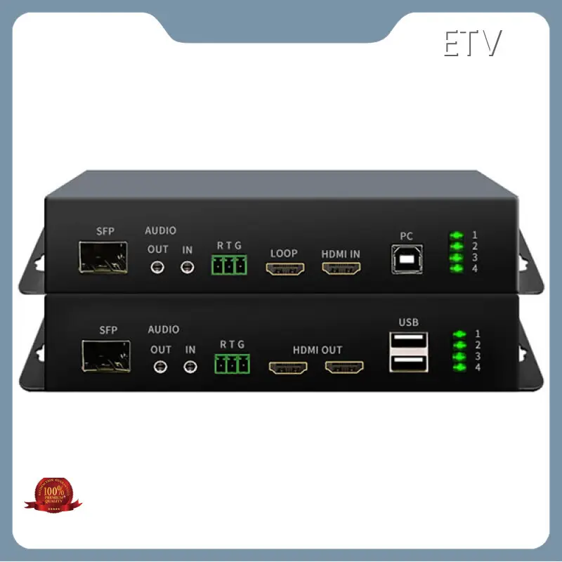 Hdmi Kvm Fiber Extender by ETV 1