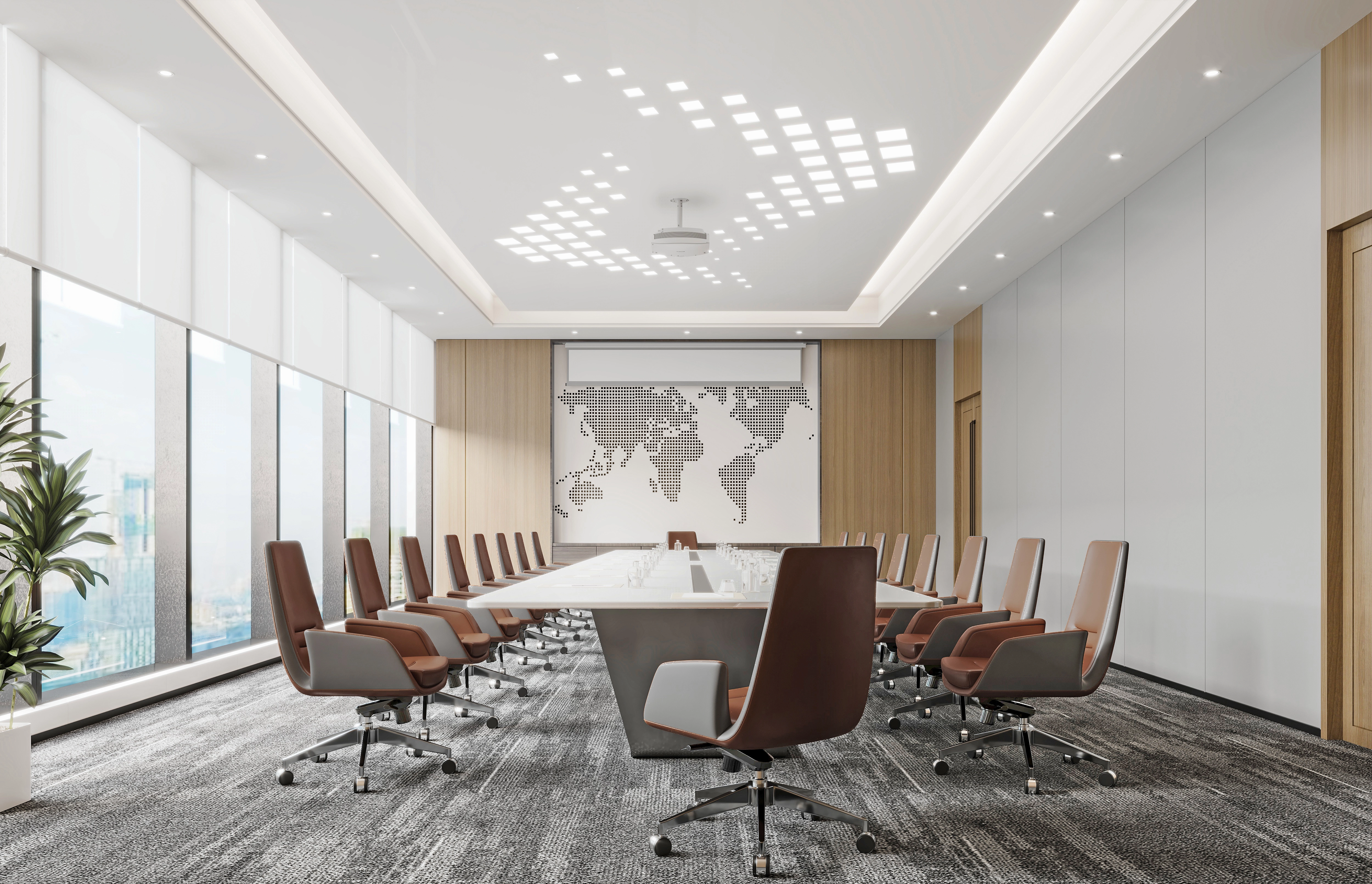 Executive Office Leather Chair (B2208, C2208) with Savvy Siren Style and Practical Functionality 1
