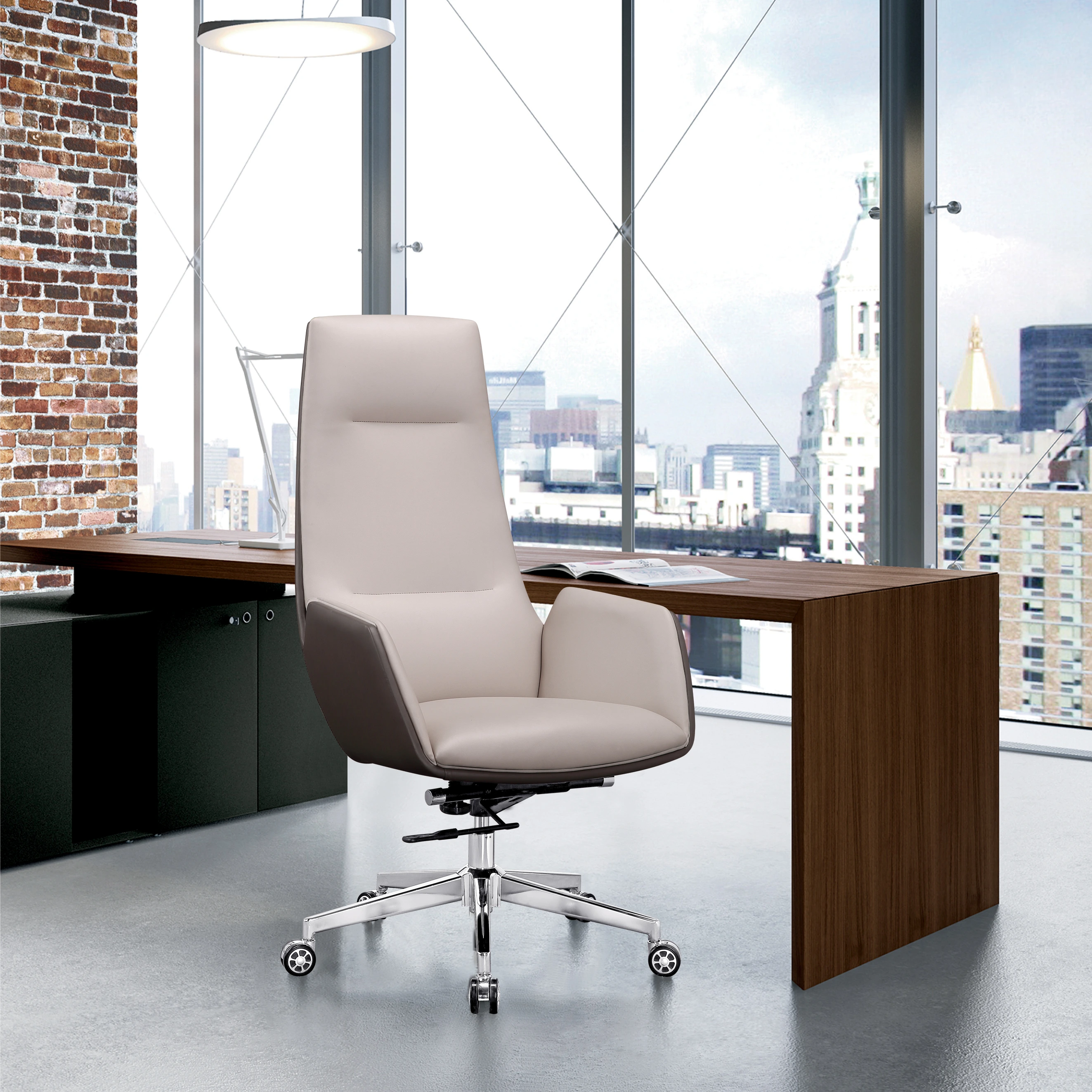 Vogue Office Leather Chair with Elegant Design and High-Quality Material （2017） 1