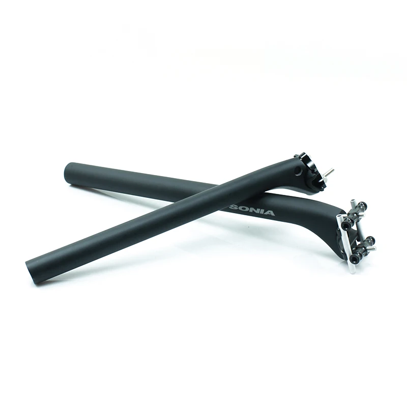 Wholesale Bike Accessories Durable Carbon Fiber Mountain Bike Black Seapost Road Bicycle Mtb Seatpost 3