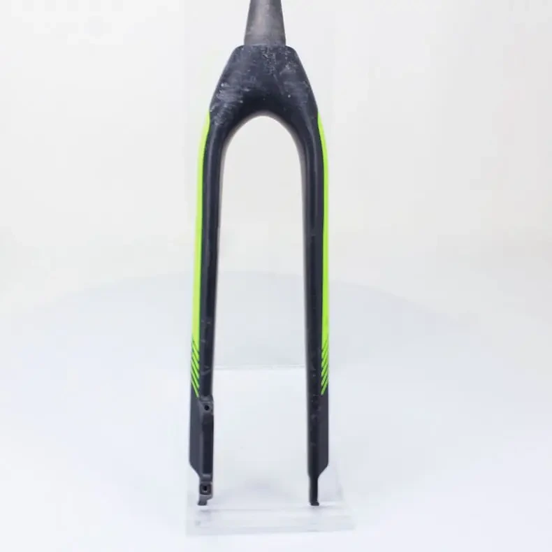Garfo de bicicleta de carbono mtb t800 freio a disco através do eixo mountain bike carbono mtb garfo 1