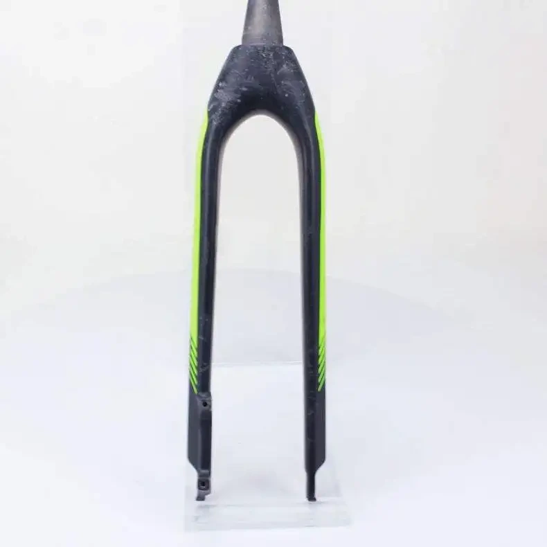 Oem/odm 26er qr freio a disco tubo cônico fosco mtbbike peças de bicicleta de carbono garfo rígido 1