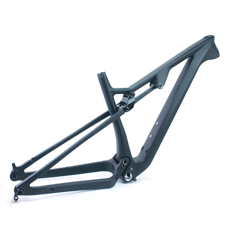 2023 New Arrivals Full Suspension Xc Bike Frame Carbon Mtb Frame 29er Disc-brake Internal Cable Cycle Frame Mountain Bike 1