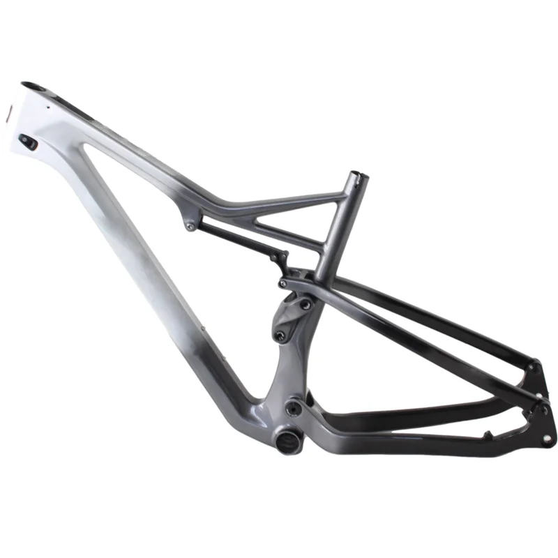 Venda Quente Cabo interno de carbono t800 quadro fosco suspensão de carbono cabo interno disco-freio suspensão completa quadro de bicicleta enduro 1