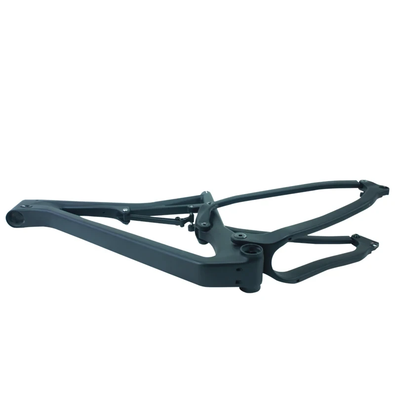 Promotion de vente à chaud T800 Cadre de vélo de montagne en fibre de carbone 29 pouces Suspension complète Cadre MTB Ultra Lightweight Competition Cadre de vélo 1