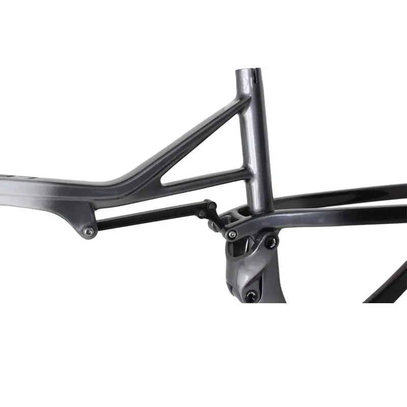New 2024 Hot Selling Disc-brake Carbon T800 Fiber Bike Frame Internal Cable Full Suspension Xc Bike Frame Bicycle Carbon Frame 3